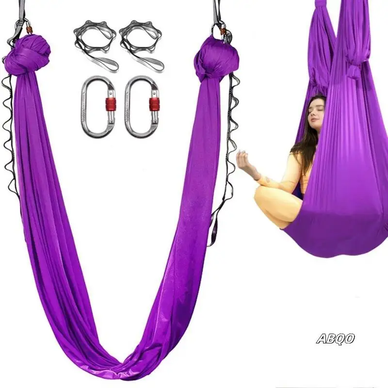 

Aerial Yoga Hammock 2.8M Wide Yoga Hammock Home Indoor Fixed Rope Hanging Cloth Suitable For All Levels Of Fitness