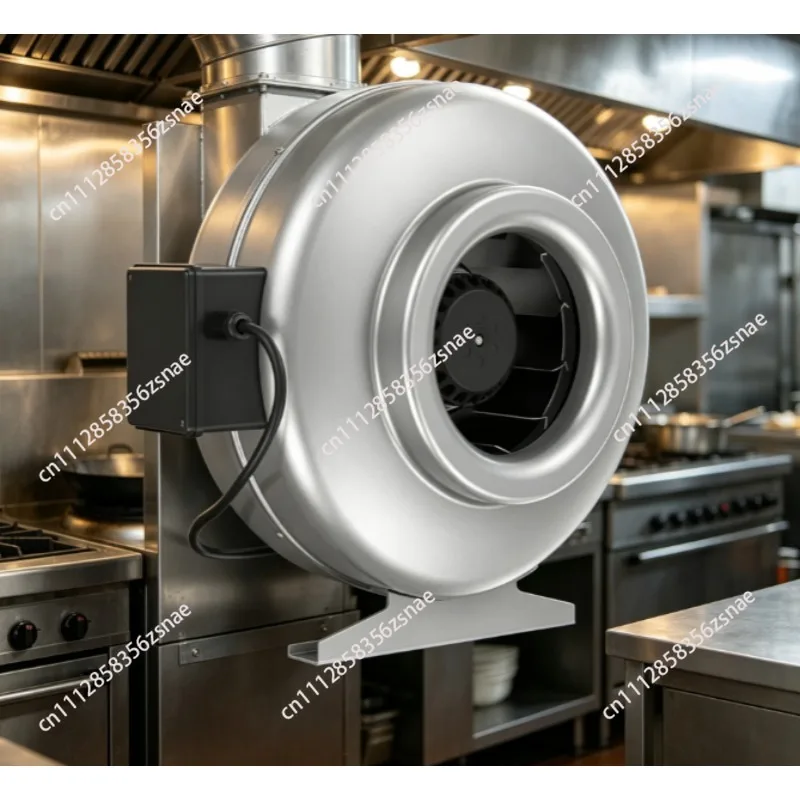 All‑Metal Coaxial Outer Rotor Centrifugal Fan High Wind Power Commercial Fume Exhaust Ventilation Extractor