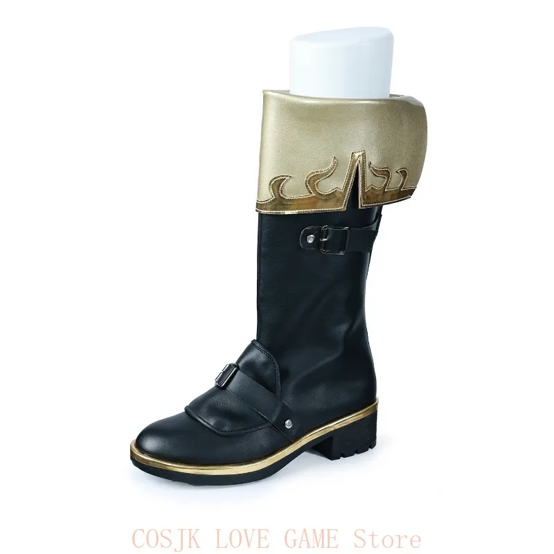 

Naib Subedar Cabinet of Curiosities Cosplay Shoes Anime Game Identity V Mercenary Role Play Slip-on Chunky Heel Halloween Party
