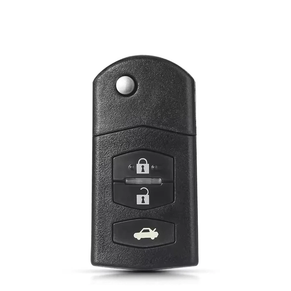 3-Tasten für MAZDA 2 3 5 6 RX8 MX5 FLIP REMOTE KEY FOB CASE & BLADE