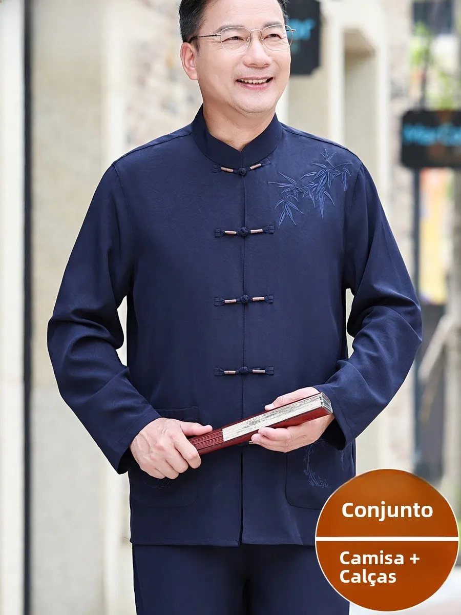 tucano-ice-silk-long-sleeve-leisure-suit-for-elderly-men-chinese-style-casual-hanfu-loose-fit-autumn-collection