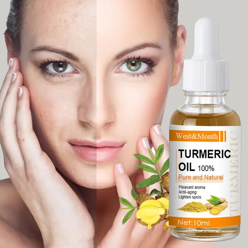 10ml Turmeric Essential Oil Moisturizing Moisturizing Tightening Brightening and Reducing Fine Lines Natural Pure Turmeric Oil