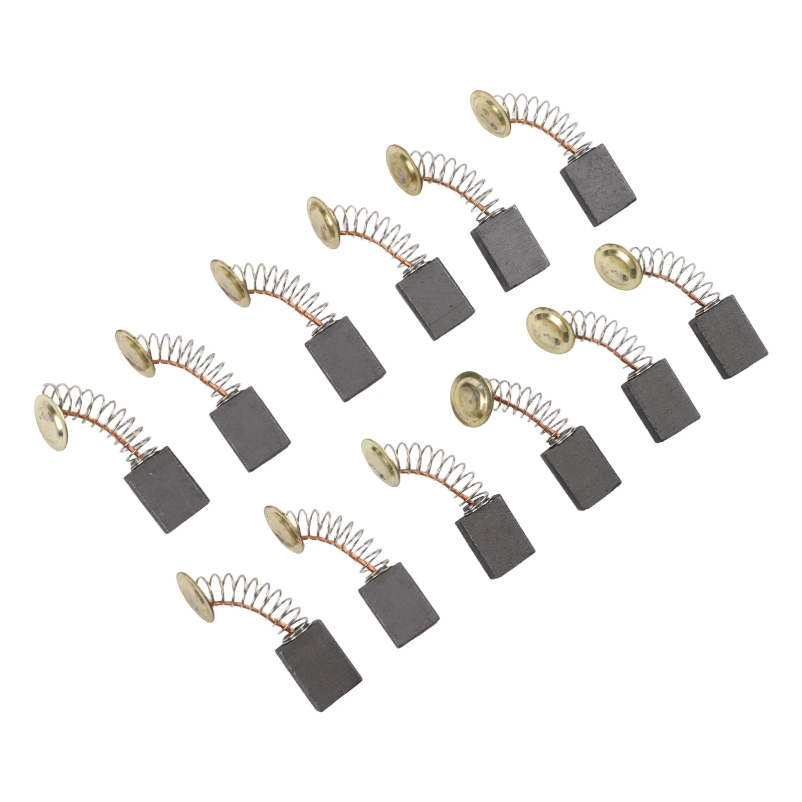 12 Piece Carbon Brushes 6x12x17mm for Motor Brush Replacement for across Multiple For Electric Tool Brands and Models