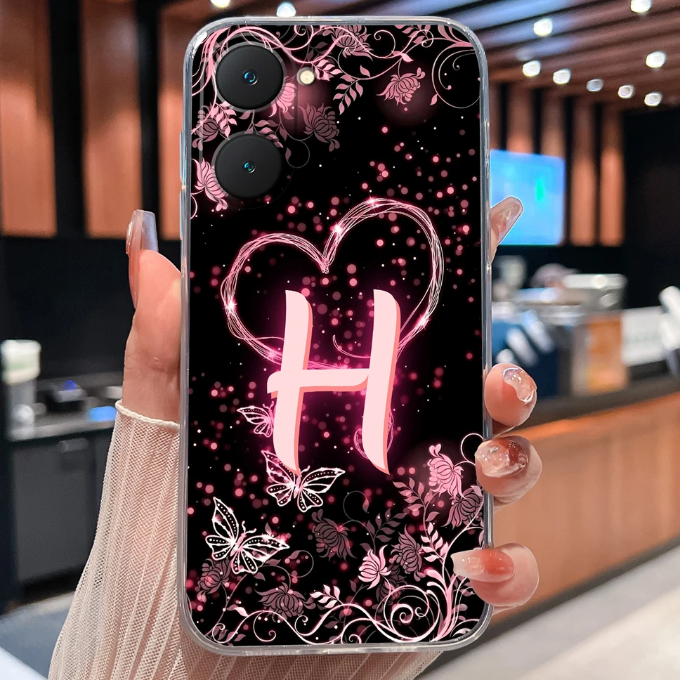 ل Vivo Y03 Y03T Y04 4G جراب هاتف الحب القلب رسائل لينة بولي يوريثان سيليكون شفاف الوفير ل Vivo Y 03 Y 04 خفيفة الوزن Funda #6