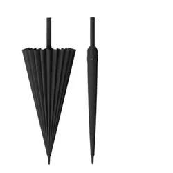 24 bone long handle umbrella mena re resistant customized straight pole umbrella men