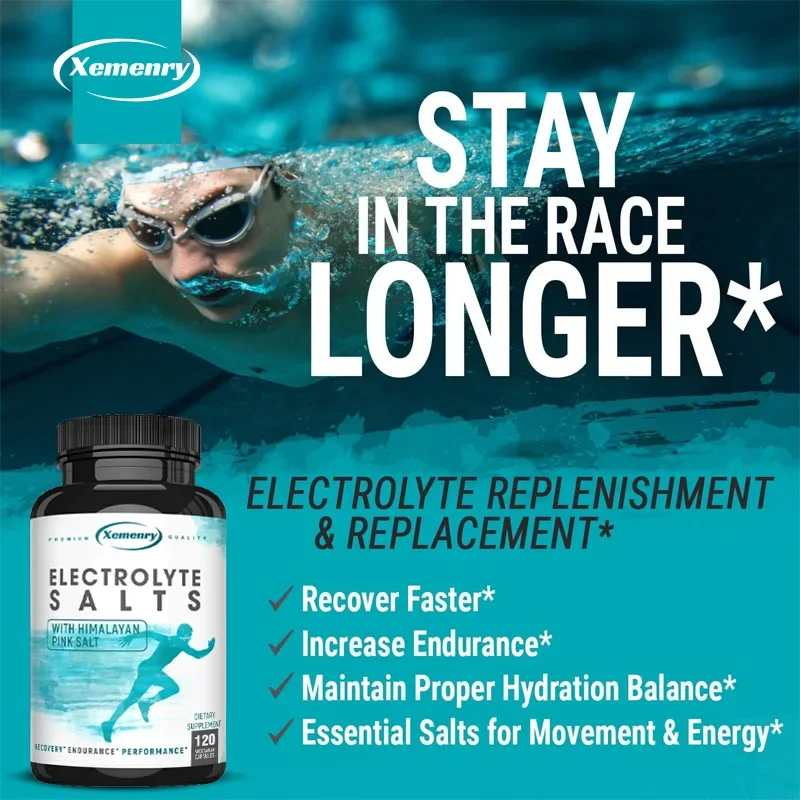 Electrolyte Capsules - Balances Electrolytes, Enhances Endurance, and Promotes Muscle Recovery