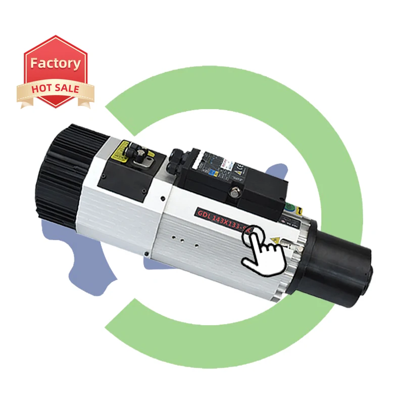 

Numerical control HSK 9KW air-cooled spindle motor ATC automatic tool change new state bearing core machine tool spindle