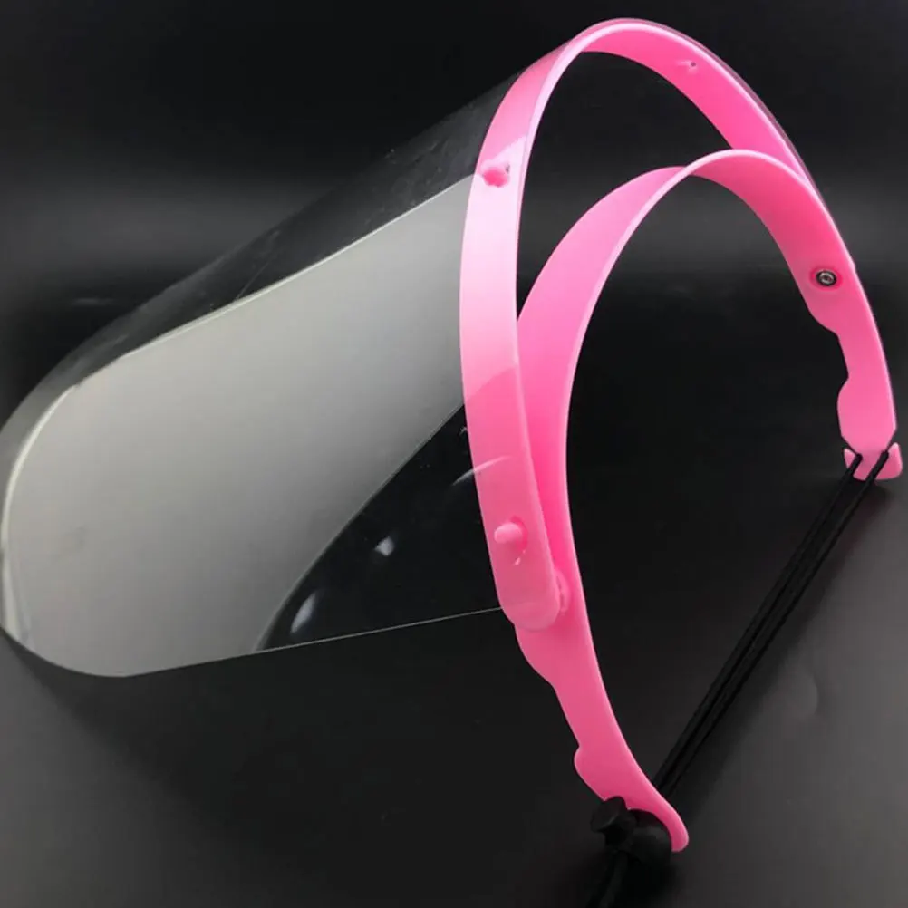 

2pcs Anti-Splash Clear For Cooking Anti- Protection Mask For Home Restaurant Use Pink