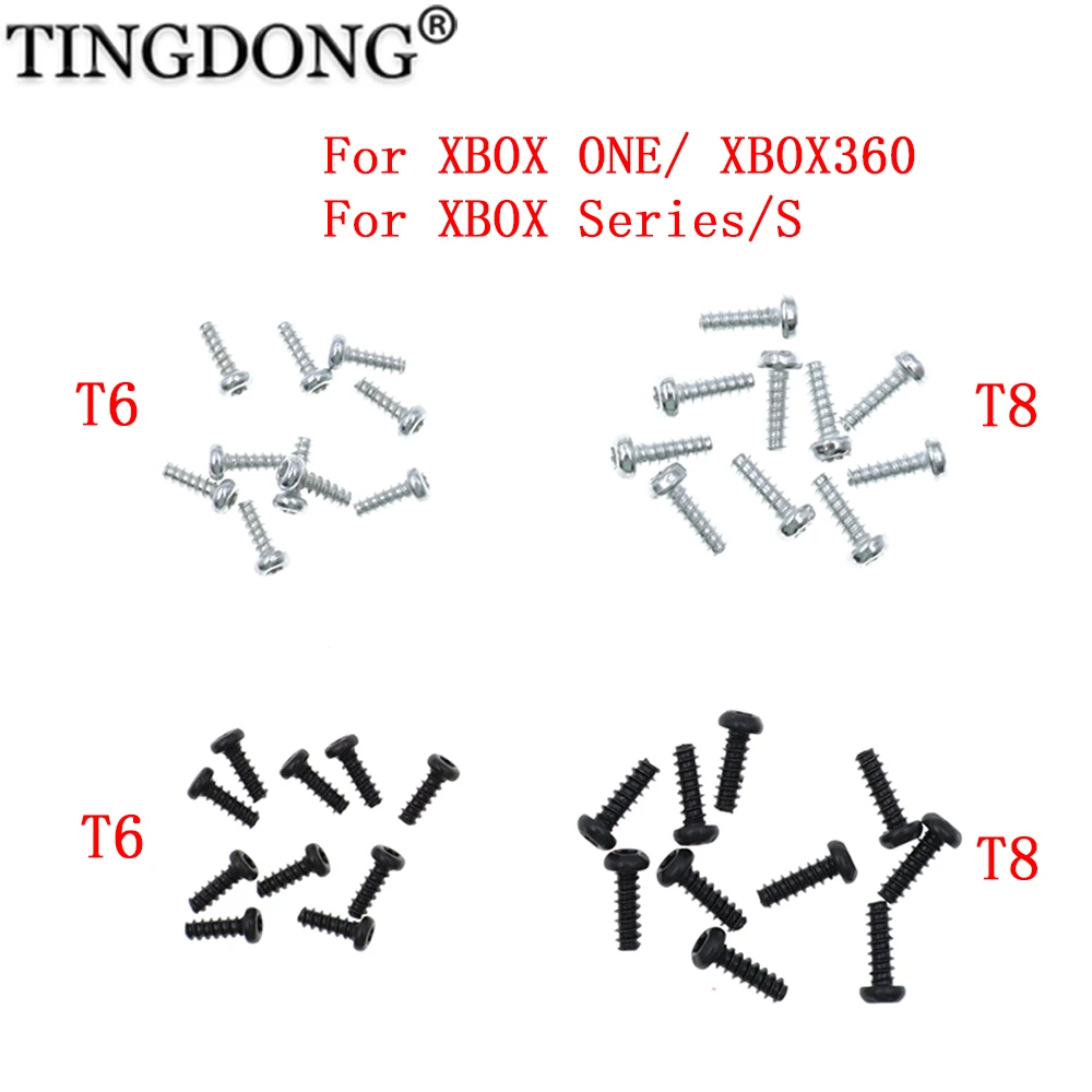 10 шт. запасная часть T8 T6, винты для XBOX ONE/XBOX360/XBOX Series/S One Slim Elite Series, запасная часть контроллера