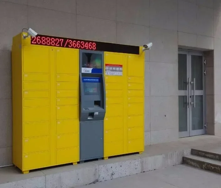 Self service Kiosk Smart outdoor parcel locker intelligent digital cabinet E-commerce container IOT mailbox network cupboard