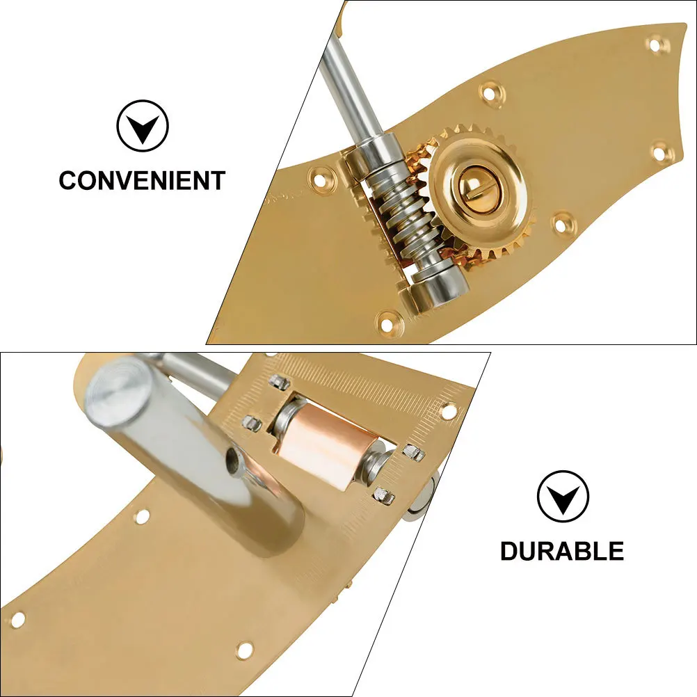 

2pcs Double Bass Tuning Pegs Golden Copper Alloy Heavy Duty Durable For String Repair Replacement Upgrade Instrument Parts