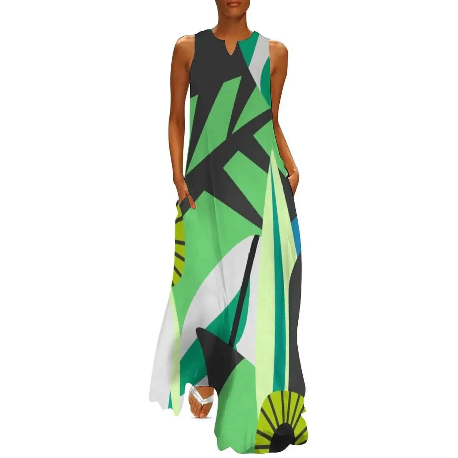 

Fresh tropical decor Long Dress dress for women Elegant gowns dresses summer summer clothes Dress