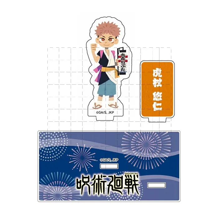 Jogo yuji itadori gojo satoru acrílico suporte boneca anime fushiguro megumi kugisaki nobara mini figura modelo placa cosplay brinquedo presente