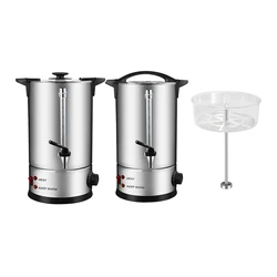 Electric Stainless Steel Catering Hot Coffee Percolator Coffee Boiler Coffee Tea Beverage Urn