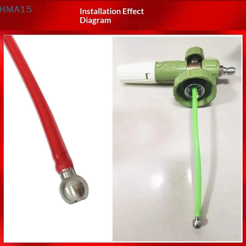 Wear Resistant Stainless Steel Foam Lance Pipette Gravity Ball Filter Long Lifespan Cleaning Machine Accessory for Auto Detaili