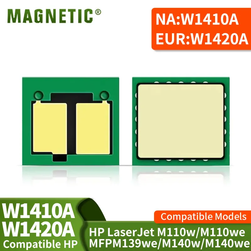 NA/EUR Versie 141A 142A W1410A W1420A Tonercartridge Chip voor HP LaserJet M110w M110we M140w M140we M104w M104we