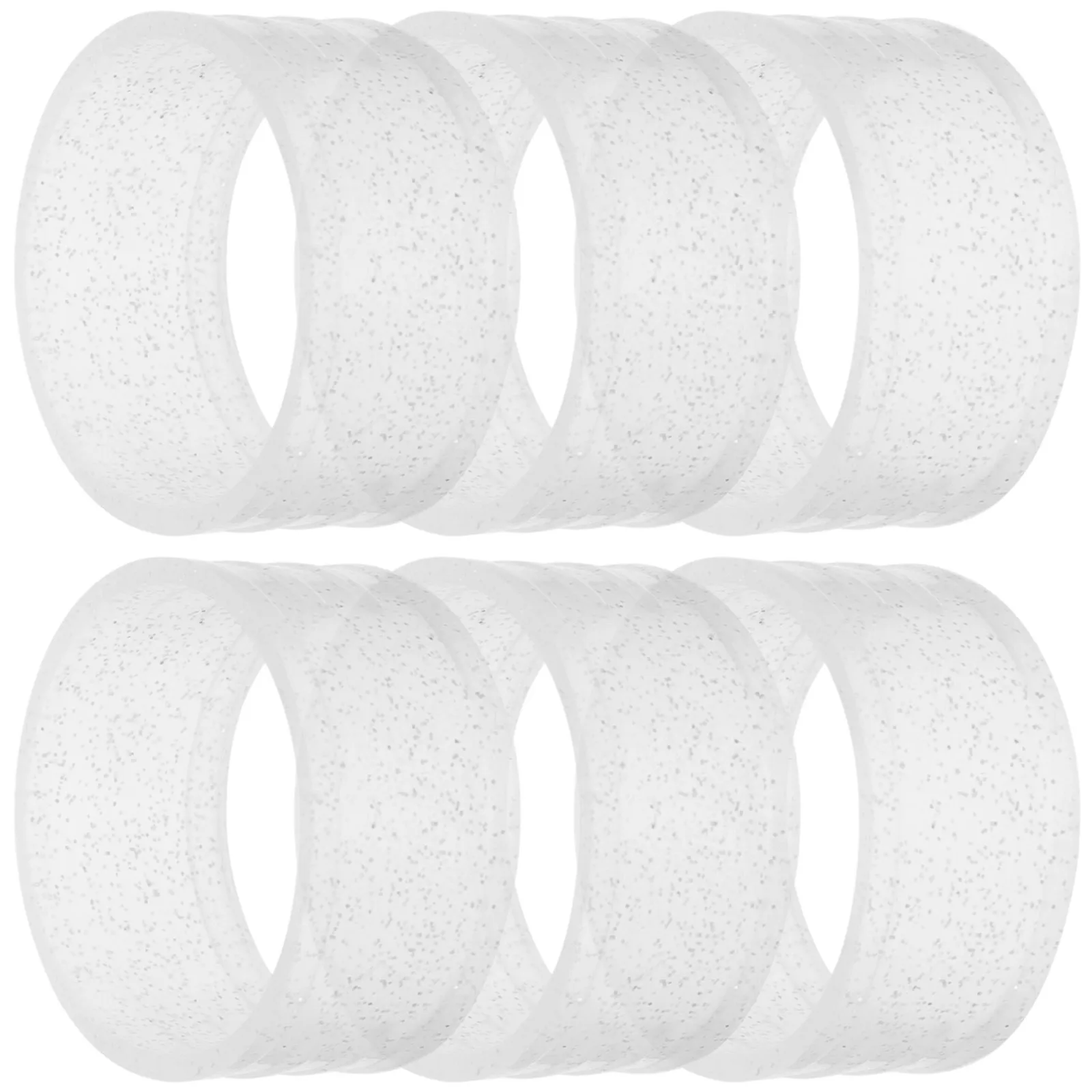 6 قطعة حلقات التنس Overgrip عدم الانزلاق سيليكون مضرب العصابات ل مضرب تنس الريشة قبضة المهنية قابلة لإعادة الاستخدام مضرب قبضة #5