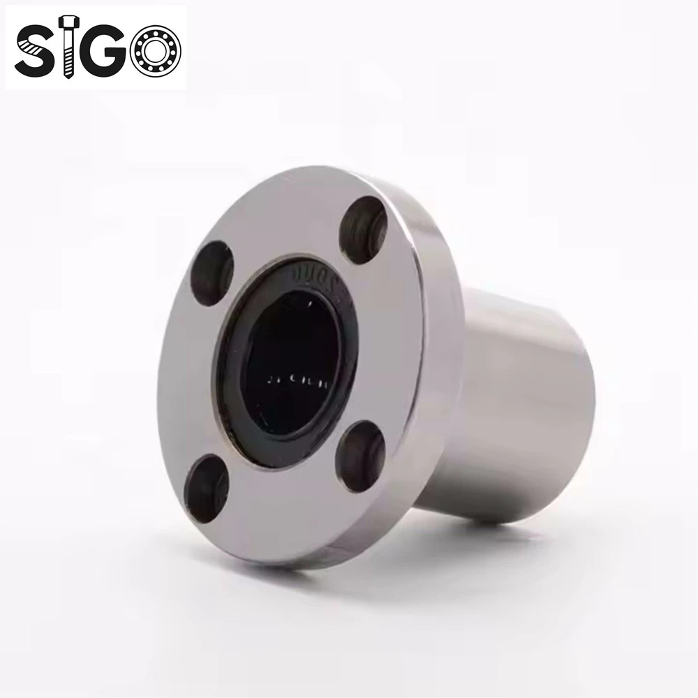 Rodamiento de movimiento lineal de acoplamiento de brida redonda serie Sigo LMF LMF8UU/LMF10 para eje de varilla