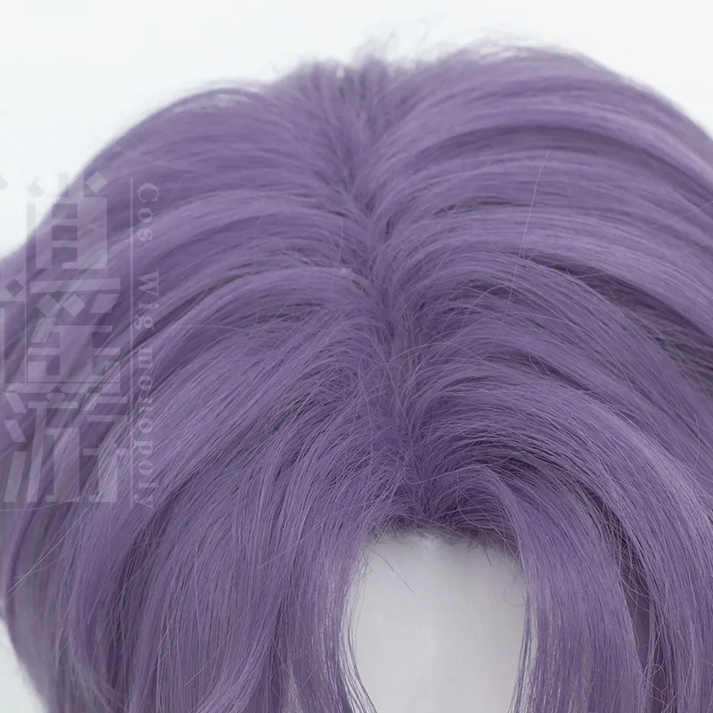 Perruque de Cosplay Qi Yu Love and Deepspace, cheveux courts, partie centrale, partie supérieure moelleuse, cadeau d'halloween