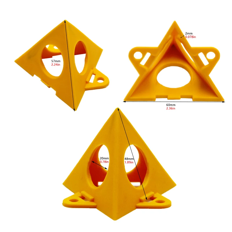 Trójkątny wspornik do obróbki drewna 10 szt. Malowanie natryskowe wspornik do statywu w kształcie piramidy zestaw narzędzie pomocnicze