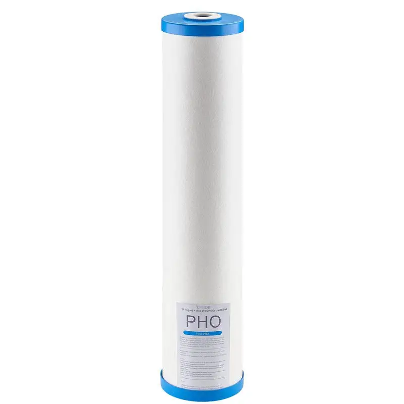 

Home Water Purifier Core 4.5" x 20" For Residential Plumbing, Kitchen Faucets, Shower Systems, Chlorine Reduction, Odor Removal, Polyphosphate Scale Inhibitor Description