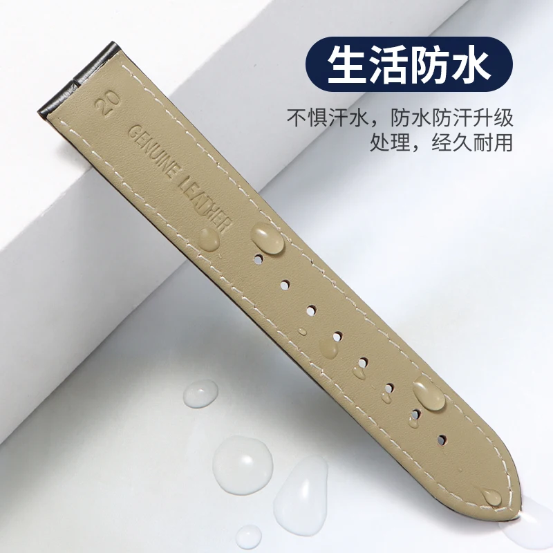 ساعة يد ميكانيكية أصلية من Patek Philippe مصنوعة يدويًا من الجلد الطبيعي وحزام بديل لسلسلة تعقيم الرجال