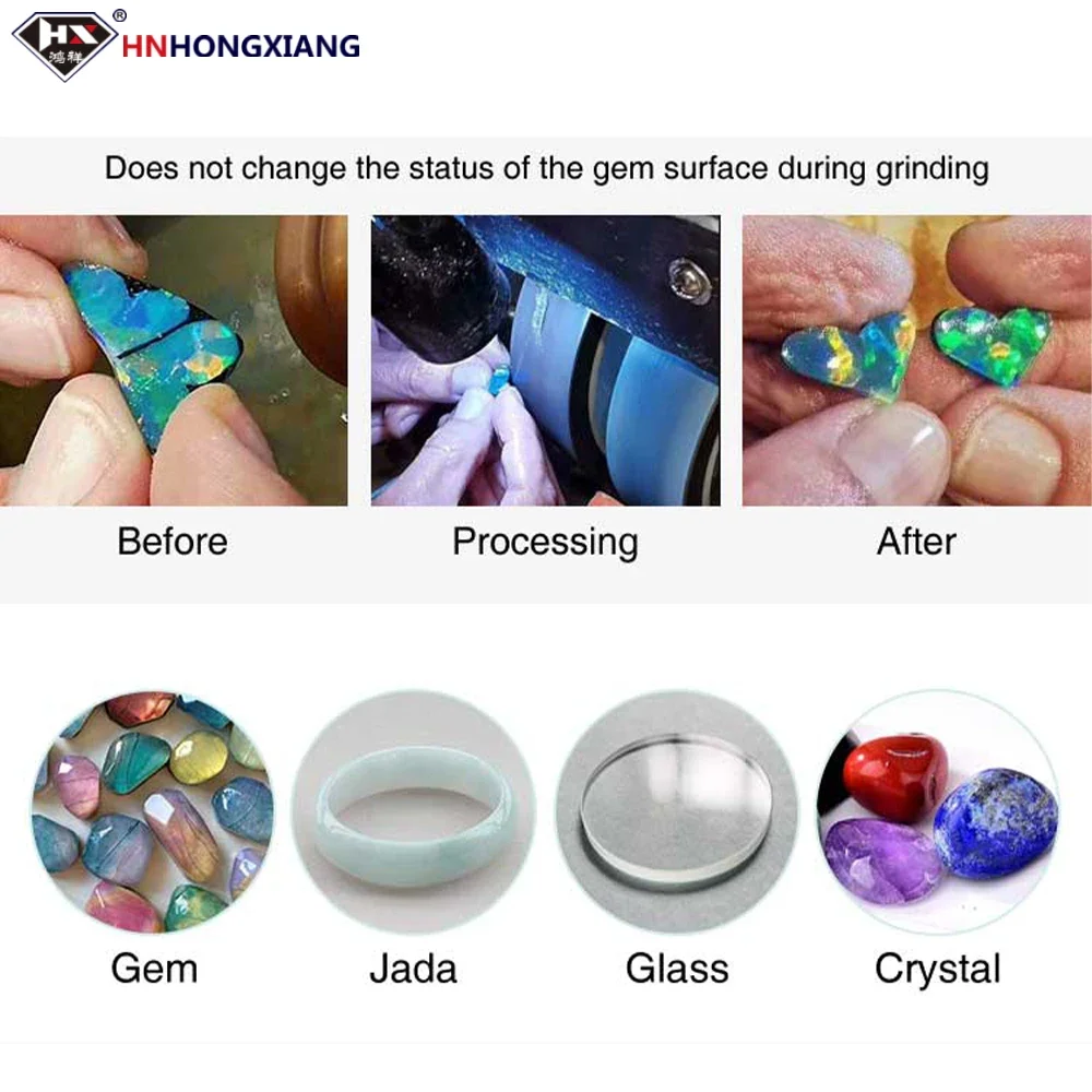 Diamond Resin Soft Grinding Wheel Gemstone Polishing Resin Flexible Diamond Sanding Wheels