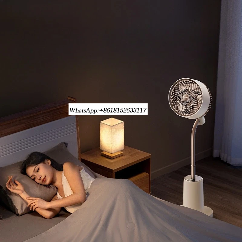 Luftzirkulation, vertikaler Kopfschütteln, intelligenter energiesparender Bodenventilator MM