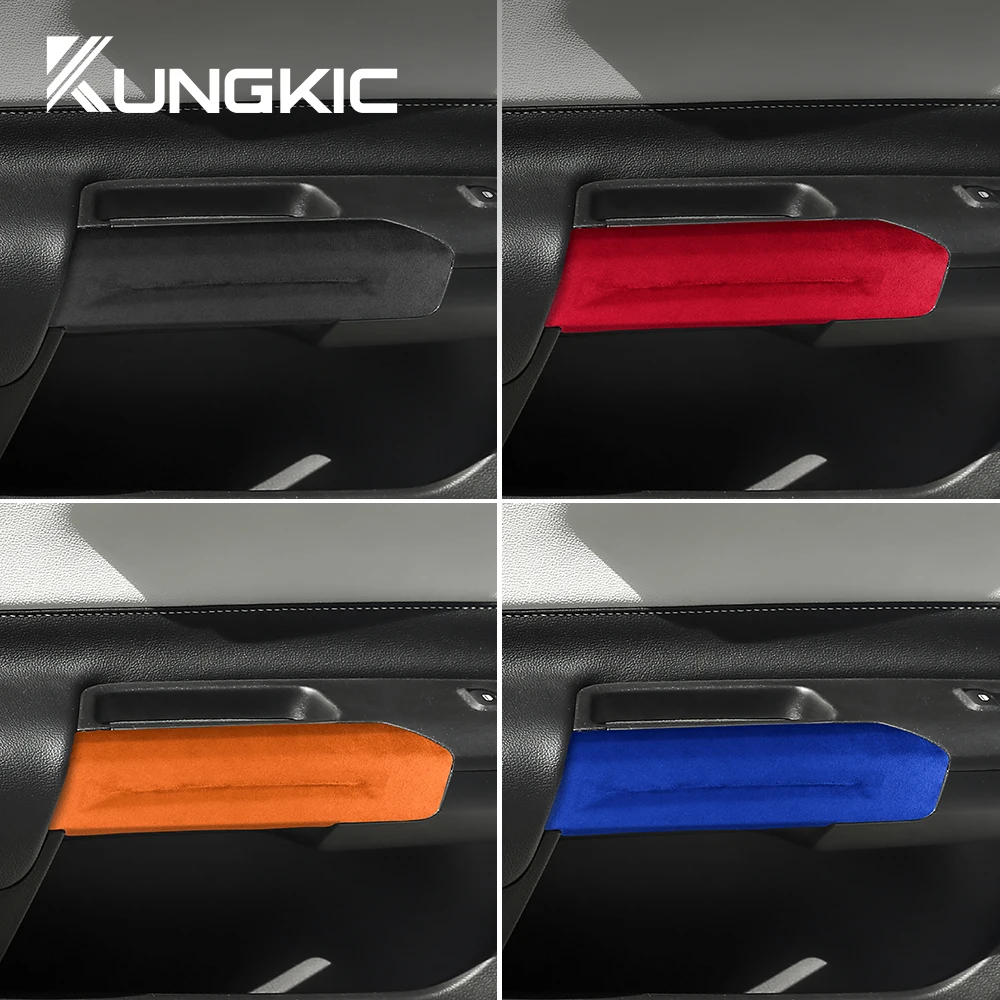 

2PCS For Ford Mustang 2015-2020 2021 2022 Turn Fur Door Storage Box Various styles Black/Red/Orange/Blue Affordable prices