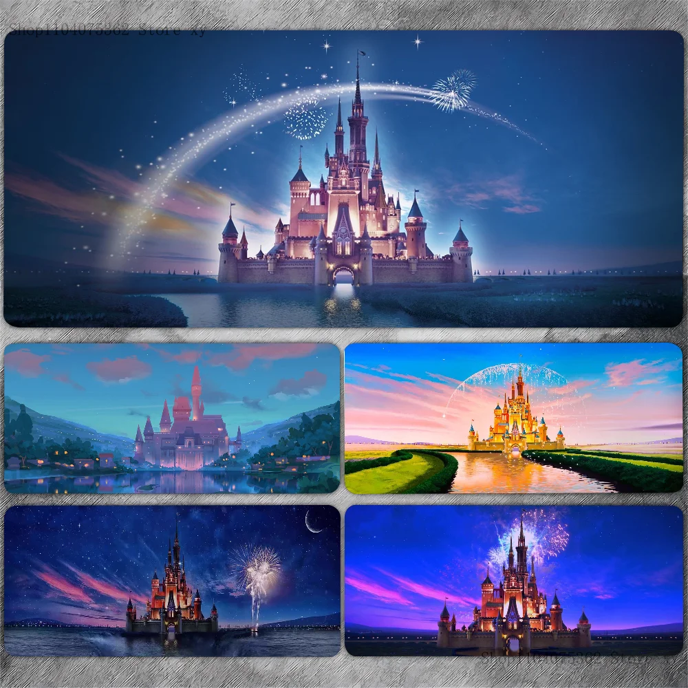 Non-slip Mouse Pad D-Disney C-Castle A-Animation Suitable For Office Computers Laptops E-sports Game Desk Mats XXL Keyboard