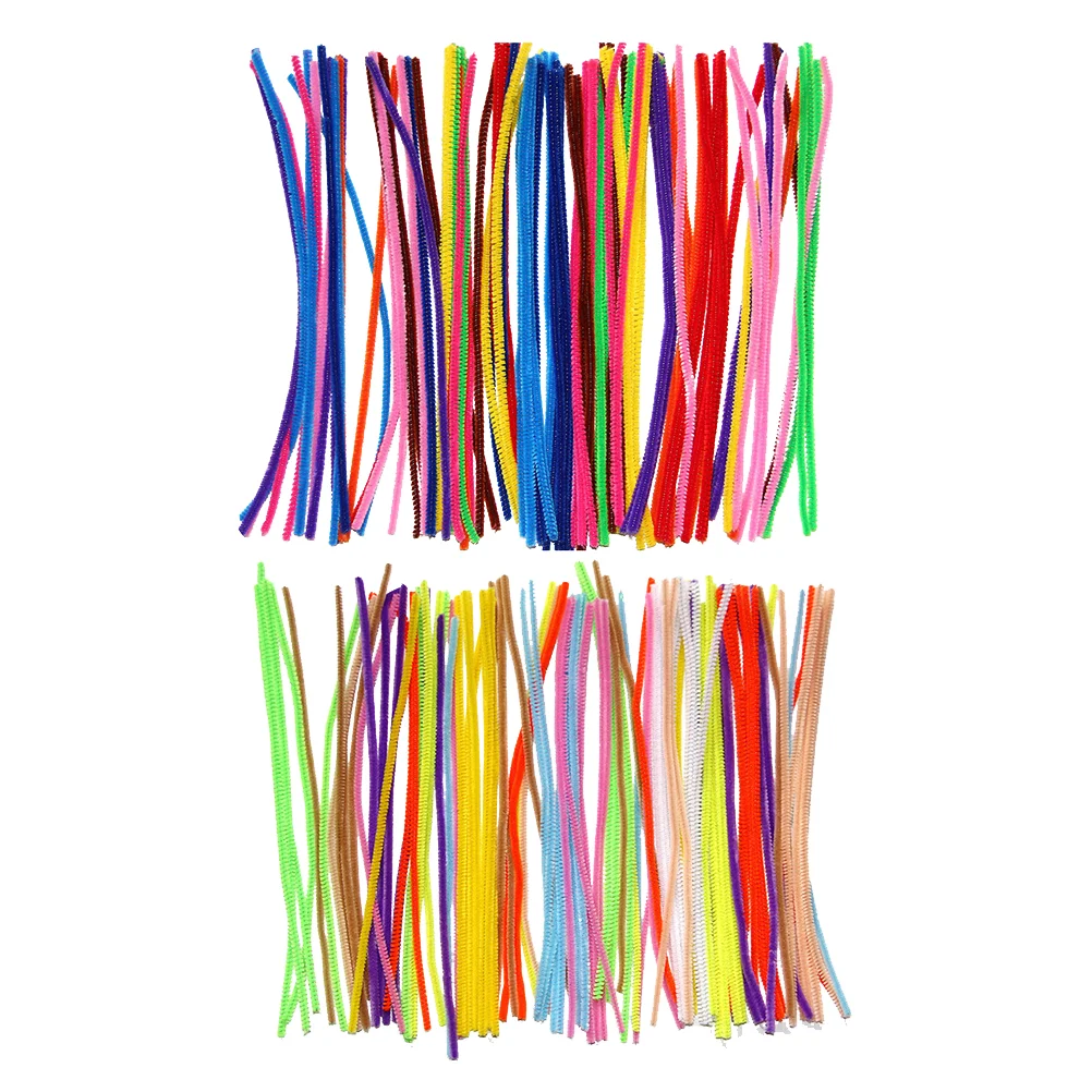 400 Pcs Bendable Sticks for Kid Wool Twistable Toy Kindergarten Craft Toys Puzzle