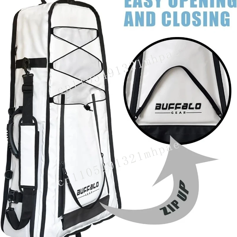 Buffalo Gear Insulated Big Fish Cooler Bag 36 Inch Leak Proof Fishing Kill Keep Cold Fresh Portable Kayak Cooler Bag