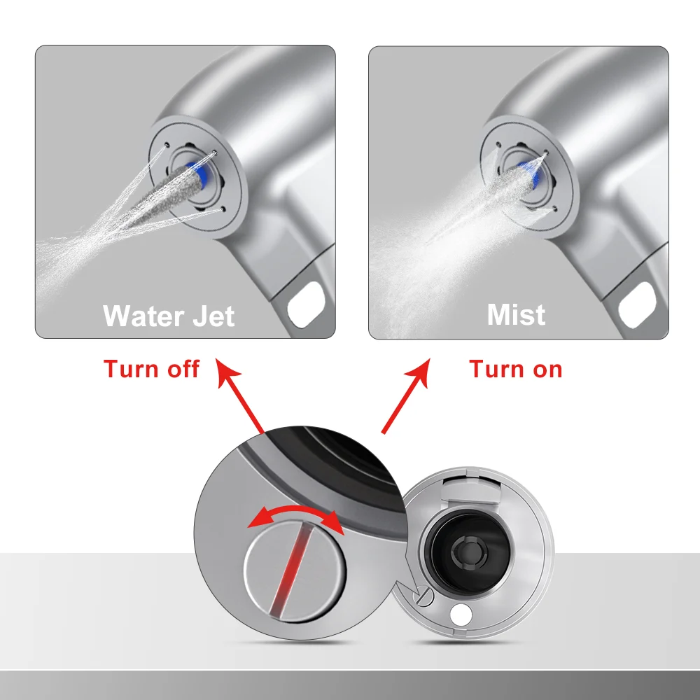 Ai dental smile series S1-5L handstück/set ansteigend optic fiber dental roter ring kontra winkel handstück mit quattro spray