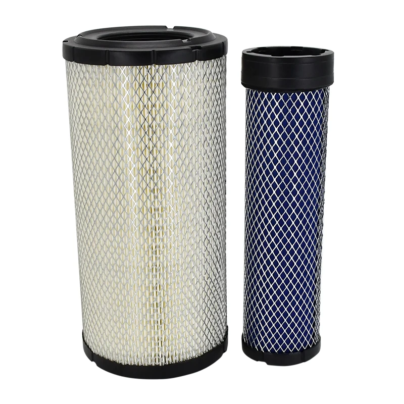 Air Filters Set P828889 P829333 Compatible with Kubota Loader SVL90 SVL90-2 Compatible with Case Compatible John Deere