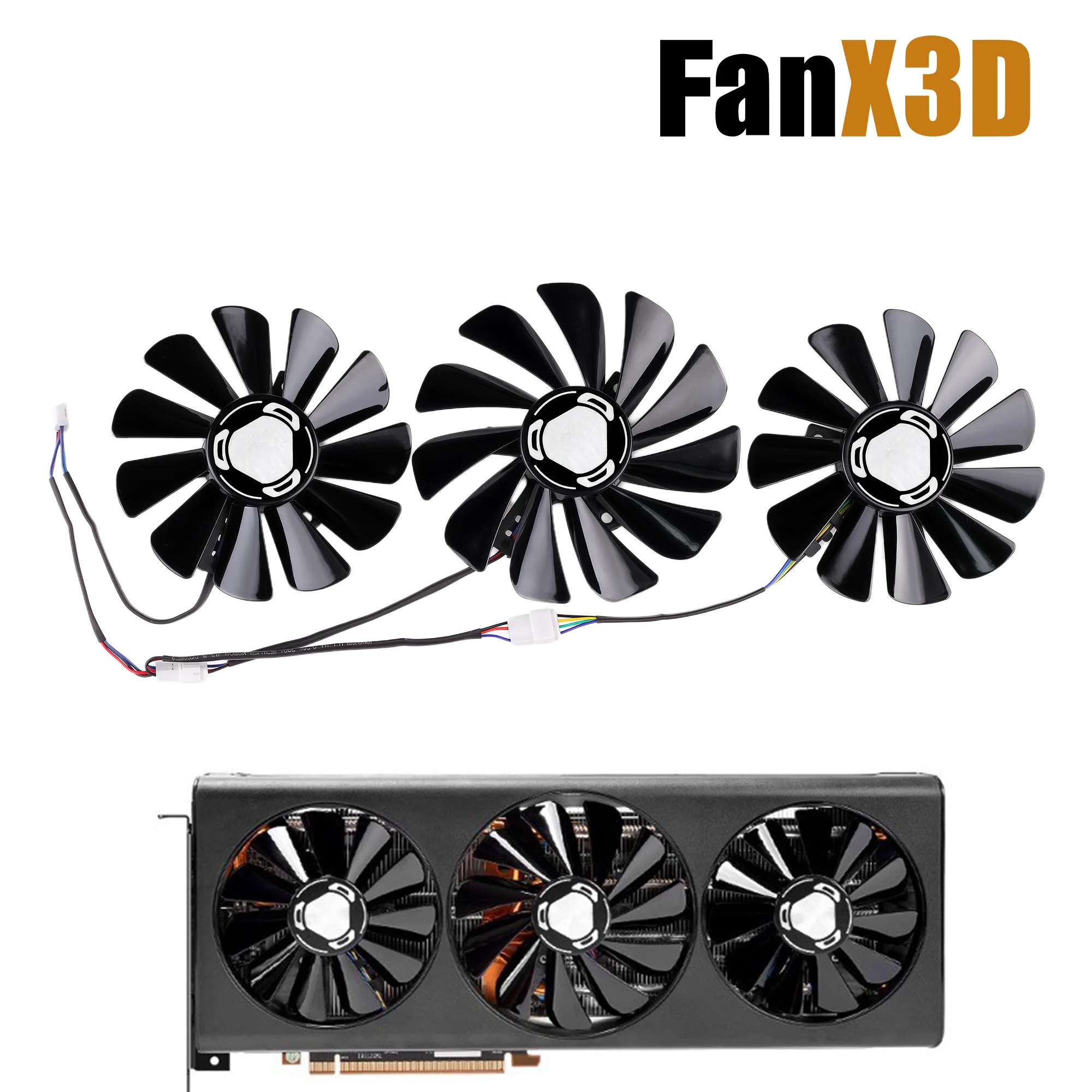 95MM 85MM CF1010U12S CF9015H12S Cooling Fan For XFX RX 5700XT 5600XT Thicc III Graphic Card Cooler Fan
