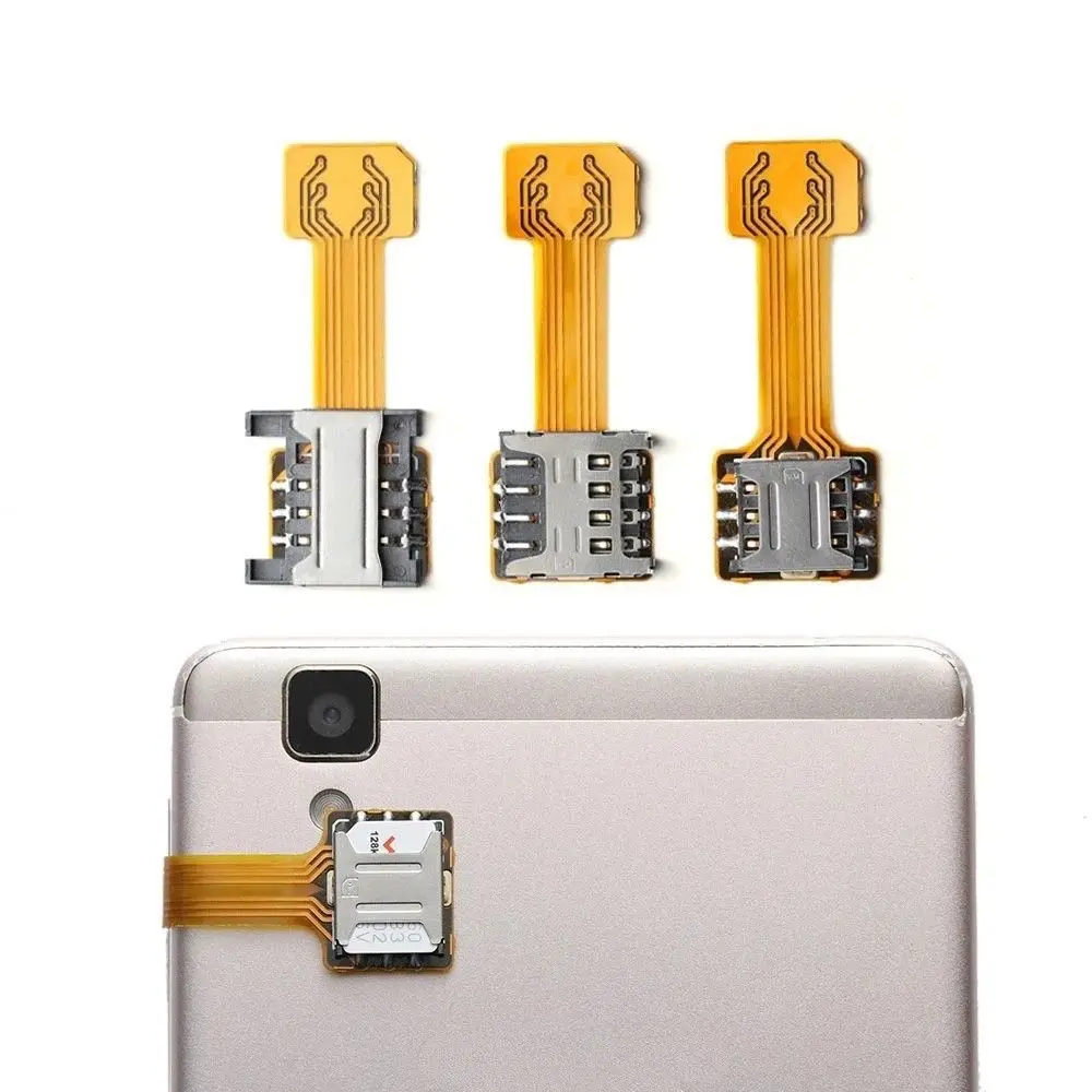 Practical Android Phone DIY For Micro SD Extender Nano Cato Dual SIM Card Adapter Hybrid Sim Slot
