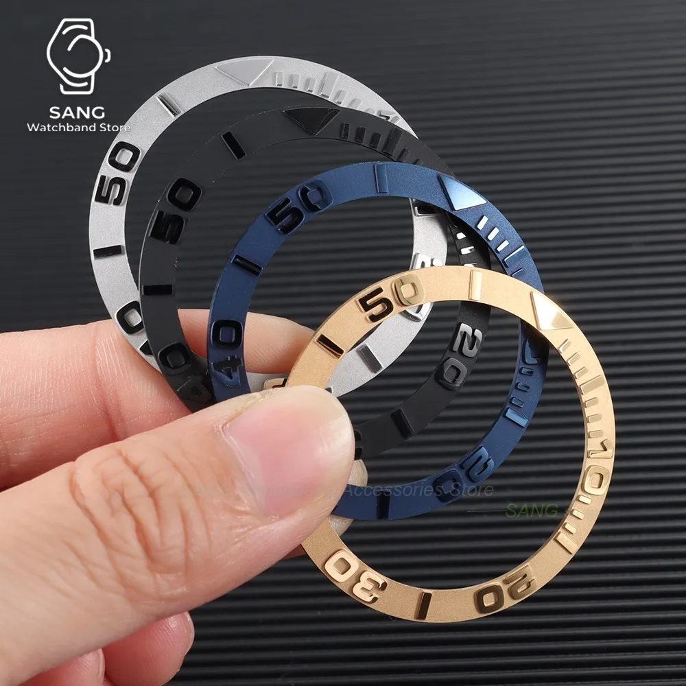 Watch Accessories Raised 3D Convex Numeral Scale Ring Ceramic Watch Bezel Insert Replacement for SKX007 SKX009 for NH35 NH34 GMT