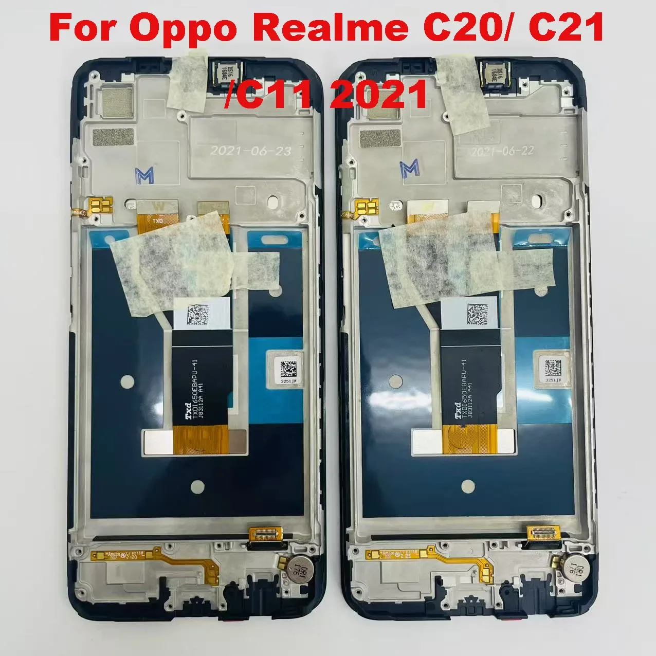 

Original 6.5'' Display For OPPO Realme C20/C21 LCD Display Touch Screen For Realme C11 2021 LCD Screen Replacement with Frame