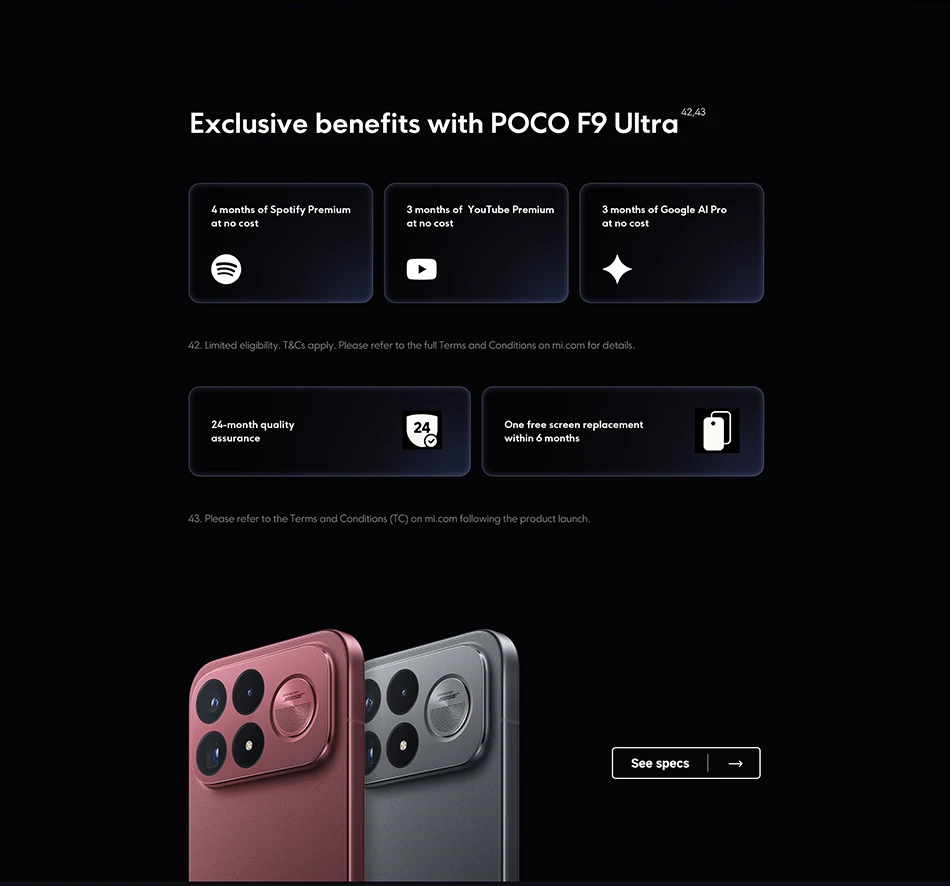 【World Premiere】Global Version POCO F9 Ultra Smartphone Snapdragon 8 Elite Gen 5 200MP 6.9" 185Hz AMOLED display 8050mAh battery