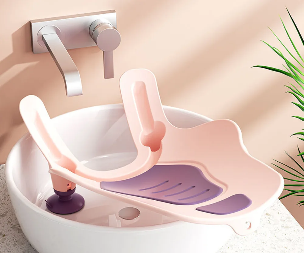 Newborn baby's butt washing tool for girls boys baby's butt washing PP bathtub children's