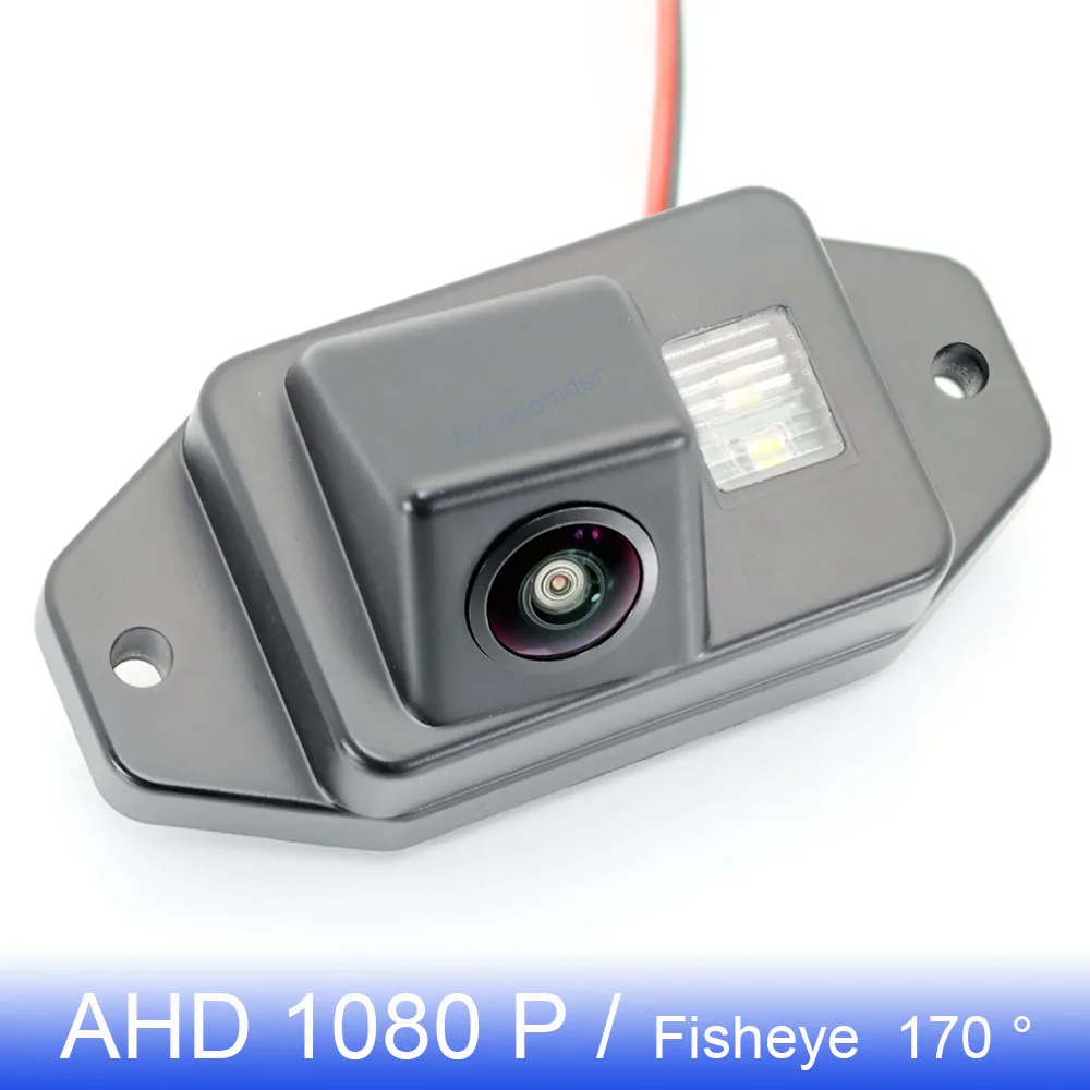 

Vehicle Rear View Camera For TOYOTA Land Cruiser Prado LC 90 120 150 1996~2016 ( Spare Wheel On Door ) AHD 1080P 170° FishEye HD