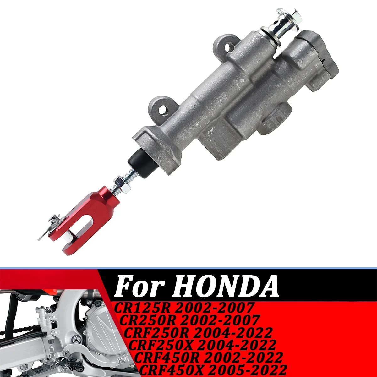 

New Motorcycle Rear Brake Master Cylinder For Honda CRF 250R 450R CR125R CR250R CRF250R CRF450R CRF250X CRF450X Kayo T4 T6 K6