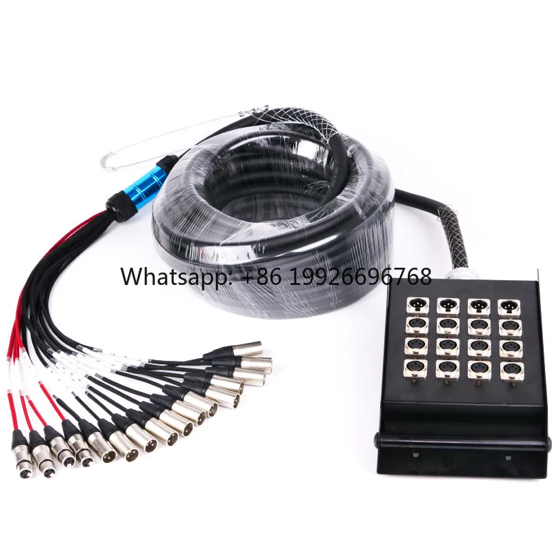 

Low Noise 2-48 Channels 99.99% OFC PVC Jacket Foil Shielded XLR Male Female 1080P Computer Audio Snake Multicore Cable