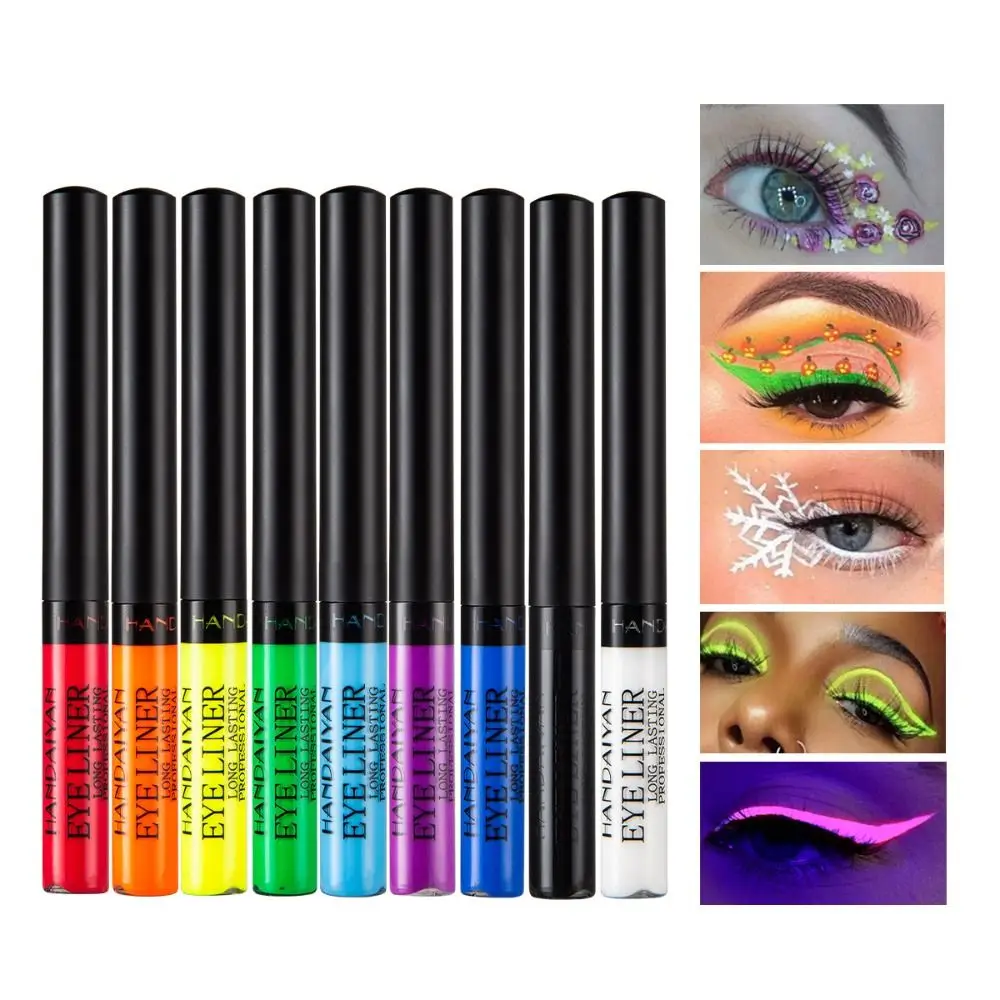 Makeup Luminous Cosmetics Liquid Eye Liner Pencil Fluorescent Eyeliner Make Up Tool Fluorescent Color Eyeliner