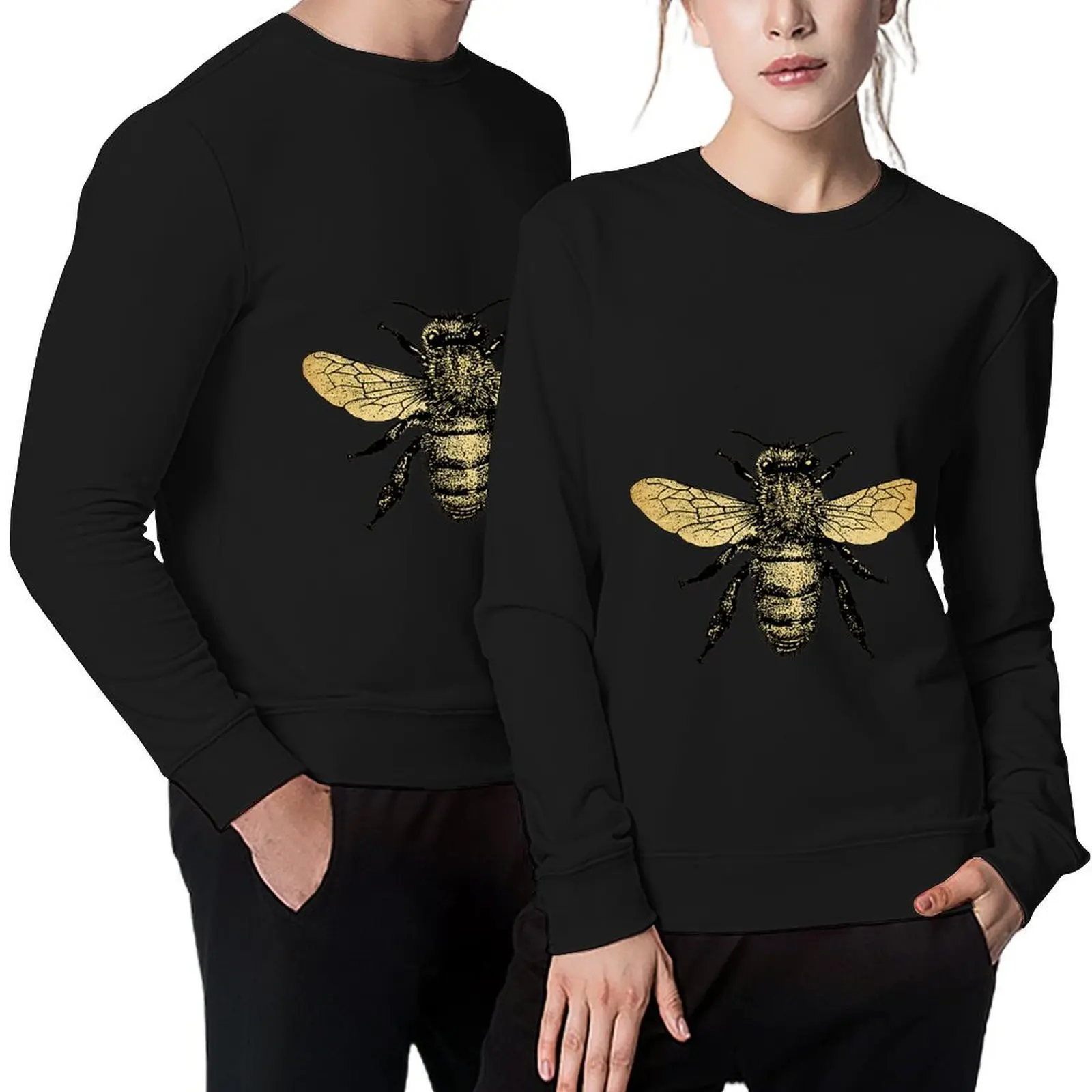 

Bee Pullover korean style clothes men's coat mens clothes men clothing hooded sweatshirt for men