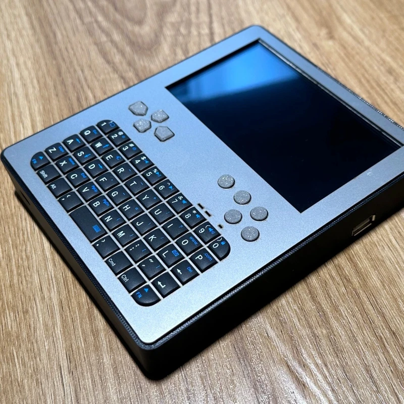 Raspberry Pi Uconsole Handheld Console Custom Bluetooth 3D Printing Sand Alloy Panel 5-inch Touch Screen Portable Mini Keyboard