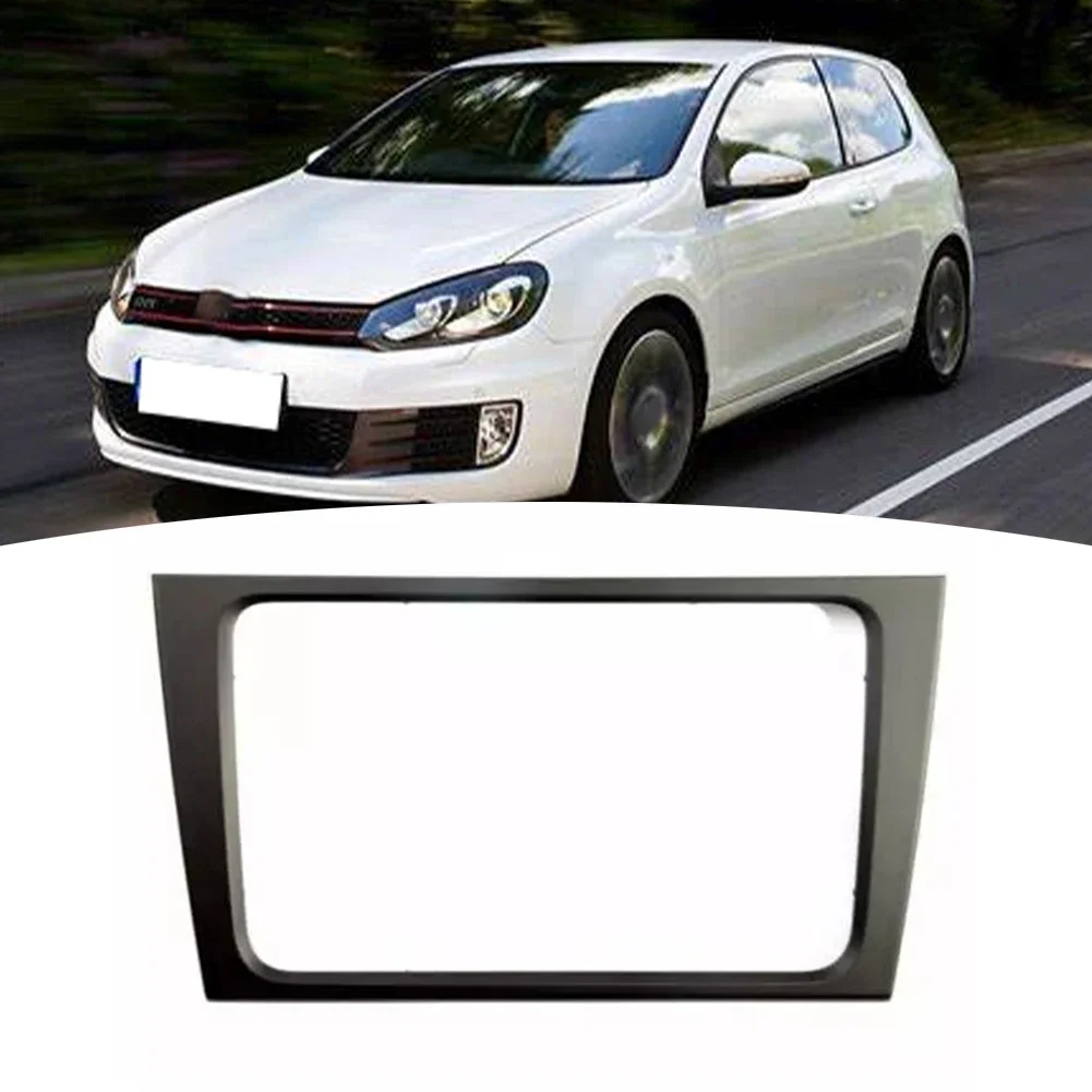 

Car CD Box Radio Cover Trim 5K0858061E For VW For Golf 6 For GTI For MK6 Radio Head Unit Bezel Frame Repalcement Parts