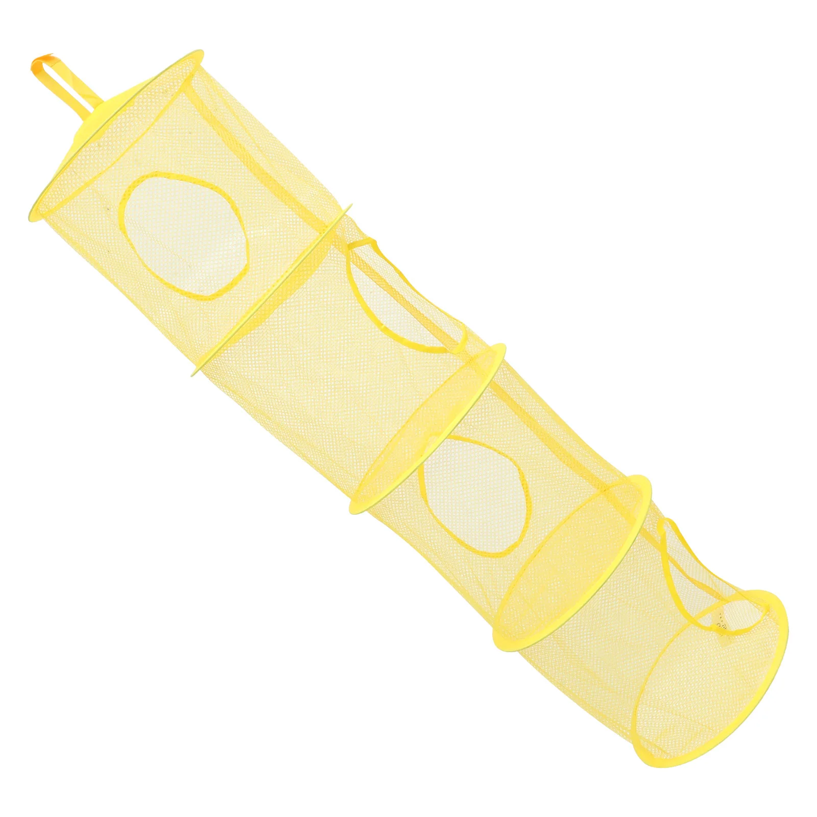 

Four Grid Hanging Drying Basket Toy Storage ganizer Mesh Net Socks Underwear Plush Stuffed Closet Kids Room Clothes Rack