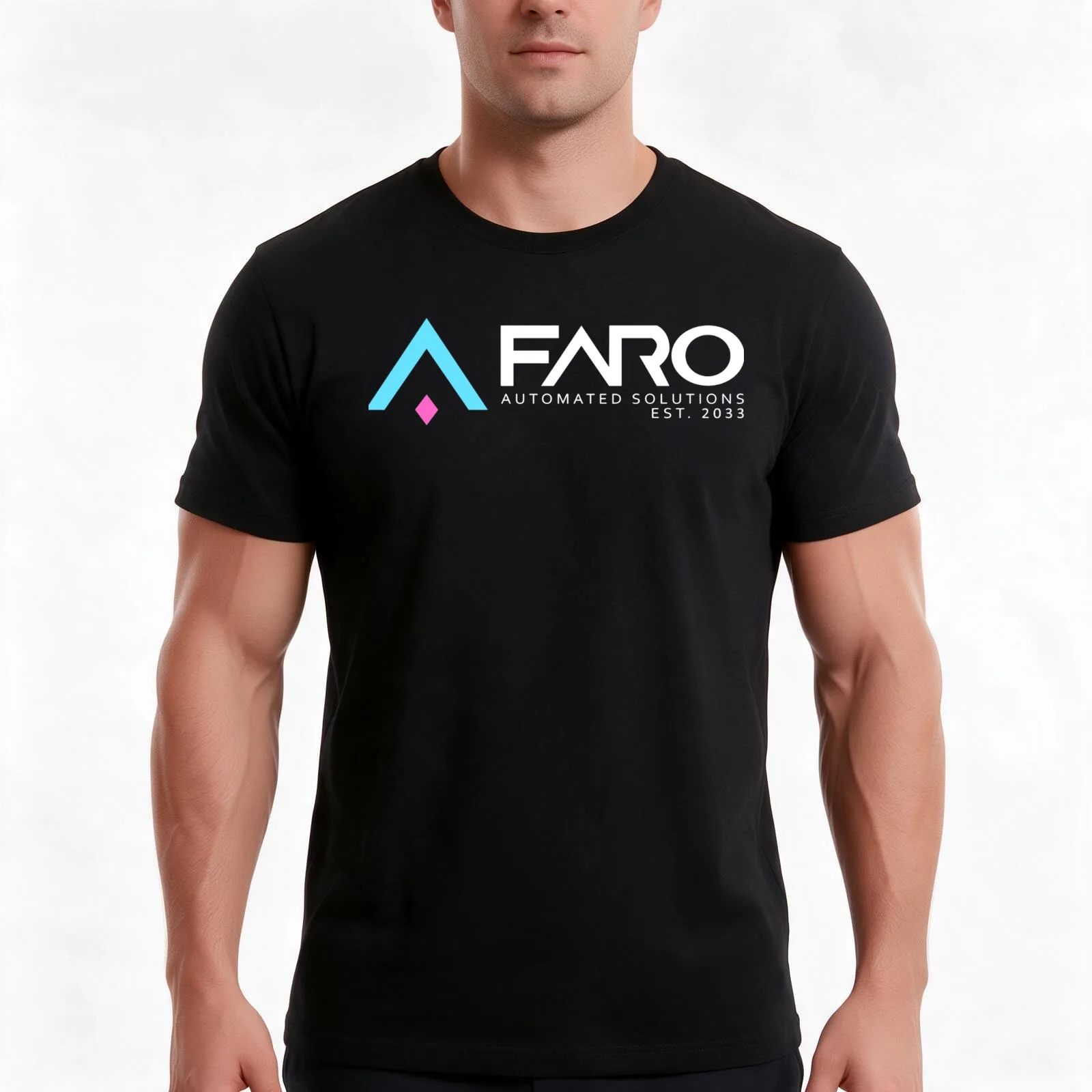 Faro Automated Solutions Logo (Dark) Classic T-Shirt Summer Casual Cotton Tee Oversized Streetwear Tops Vintage Graphic Print
