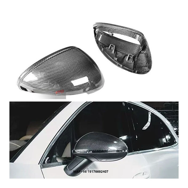 

New for MACAN Replacement Carbon Fiber Exhaust Bolt-On Rearview Mirror Premium Bumper Accessory